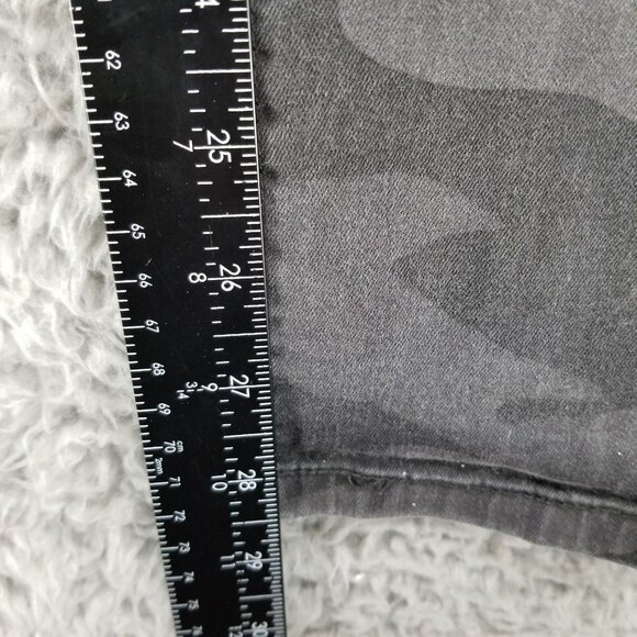 Democracy Jeans Womens 10 Ab Solution Gray Camouflage Stretch Skinny - Picture 6 of 9